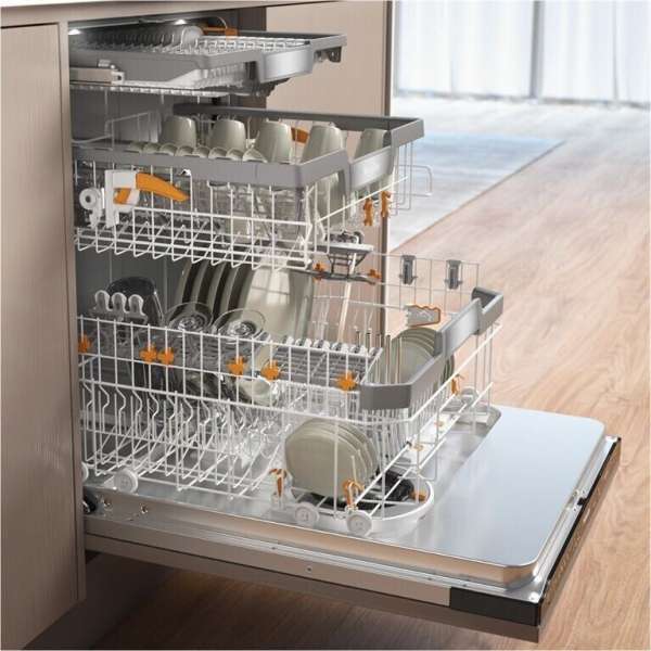 Miele G 7777 SCVi XXL AD 125 Gala Ed. Vollintegrierter Geschirrspüler XXL mit automatischer Dosierung dank AutoDos mit integrierter PowerDisk.